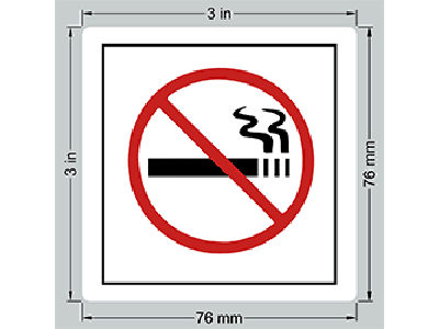 28171 JLG Decal No Smoking