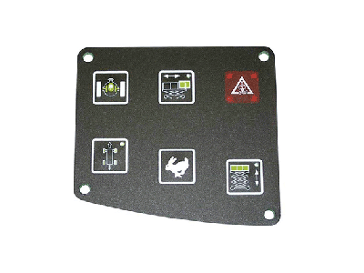 4360403 JLG Control Box Membrane Panel with Tilt Indicator